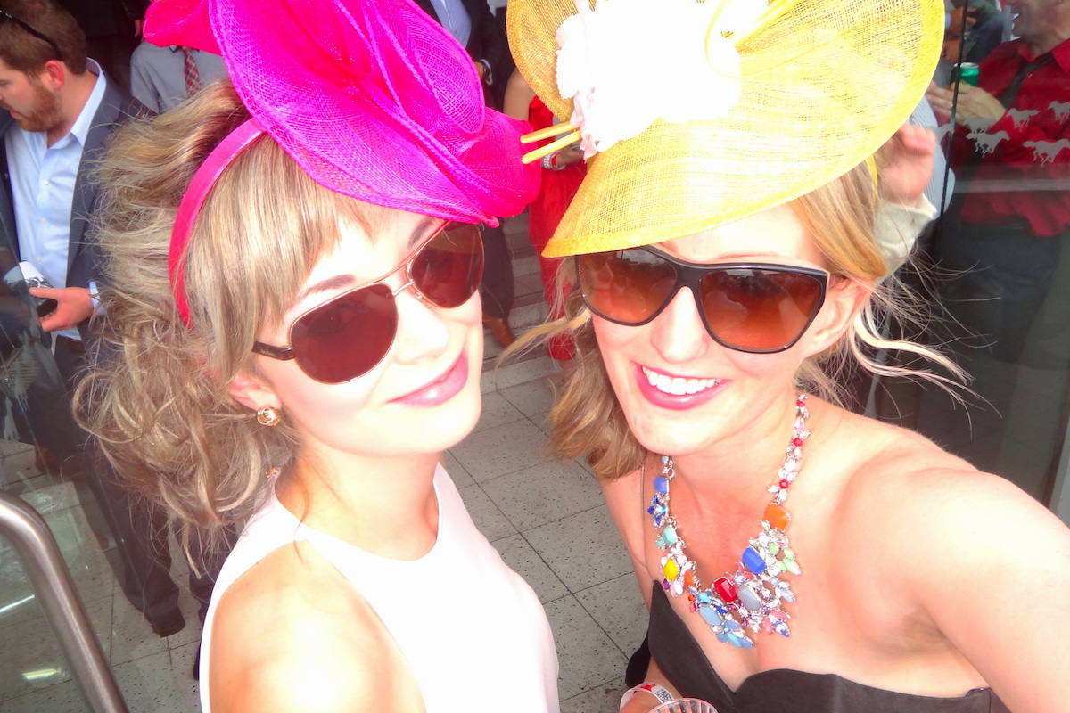 In our Melbourne Cup outfits