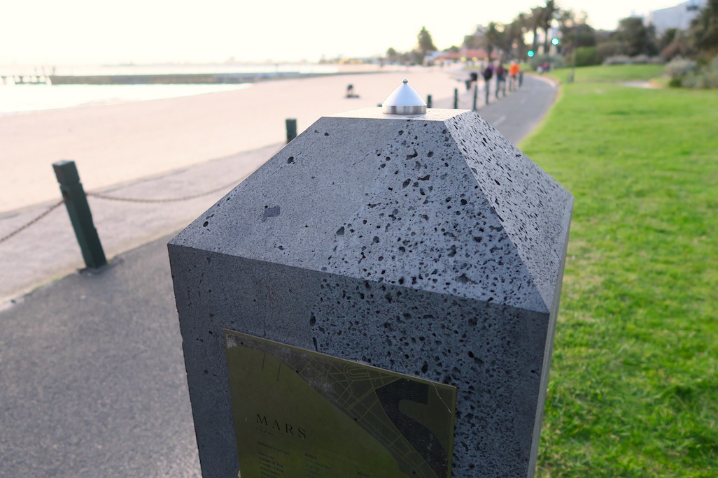 St Kilda-Port Melbourne Solar System Walk - Mars