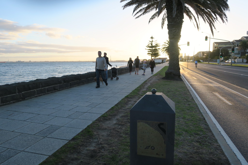 St Kilda-Port Melbourne Solar System Walk - Uranus