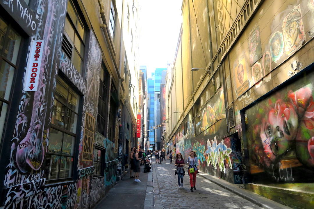If Melbourne suburbs were celebrities, street art, Hosier Lane, Melbourne