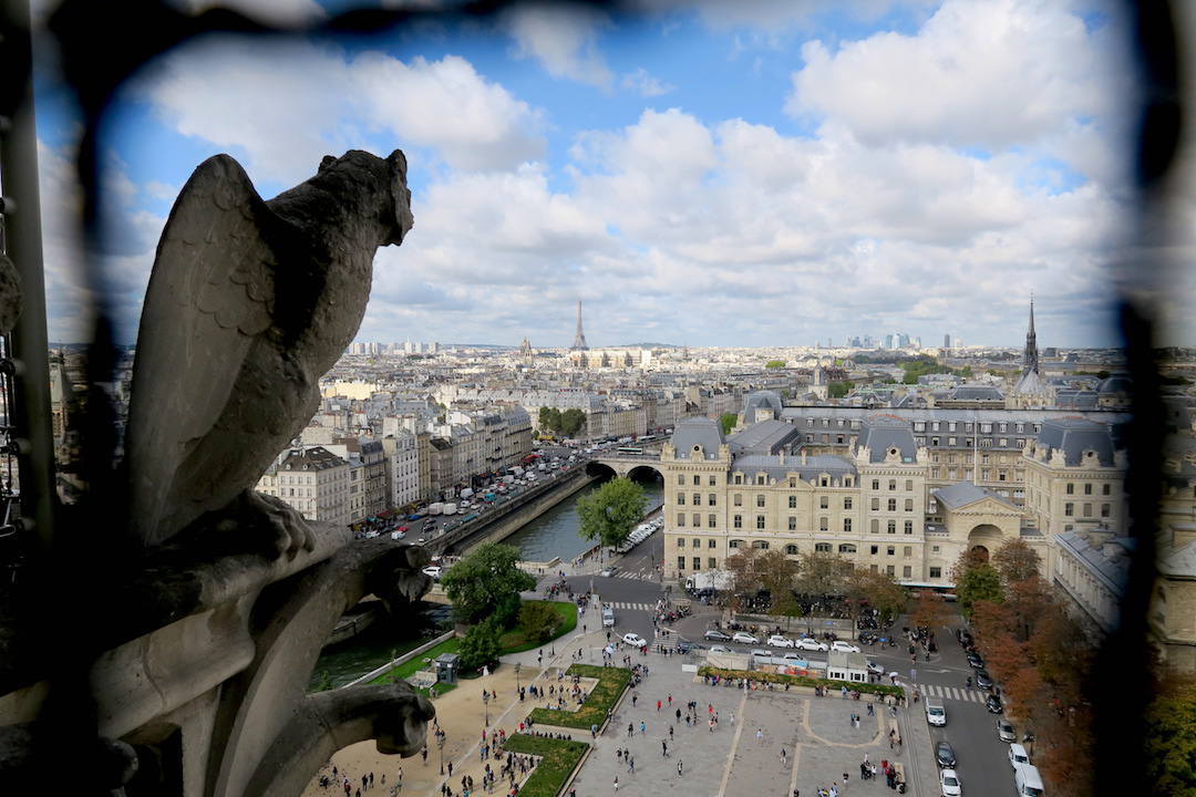 Paris itinerary 8 days, View from Notre Dame Cathedral, Paris