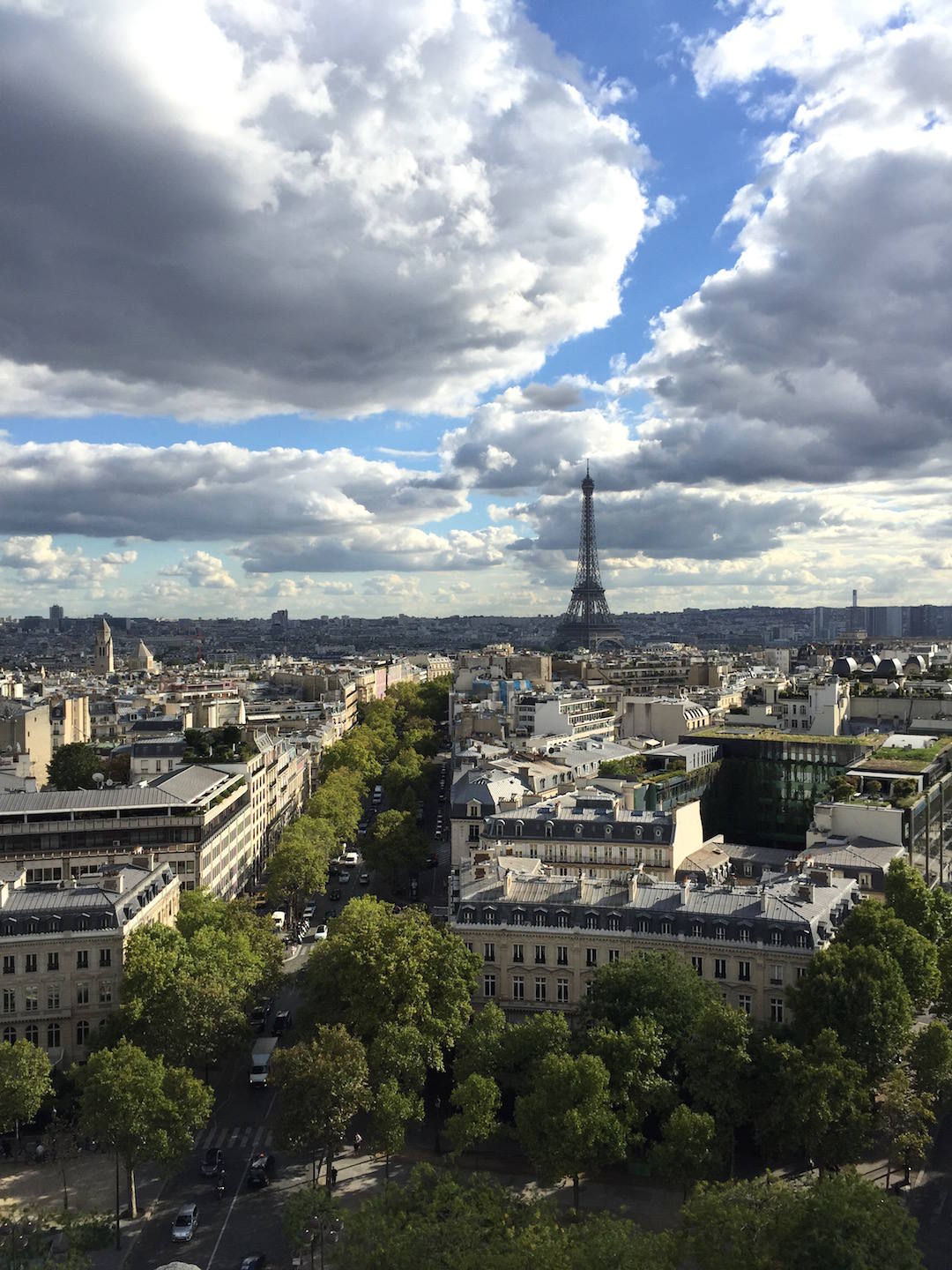 Paris travel ideas, view from the Arc de Triomphe, Paris, France