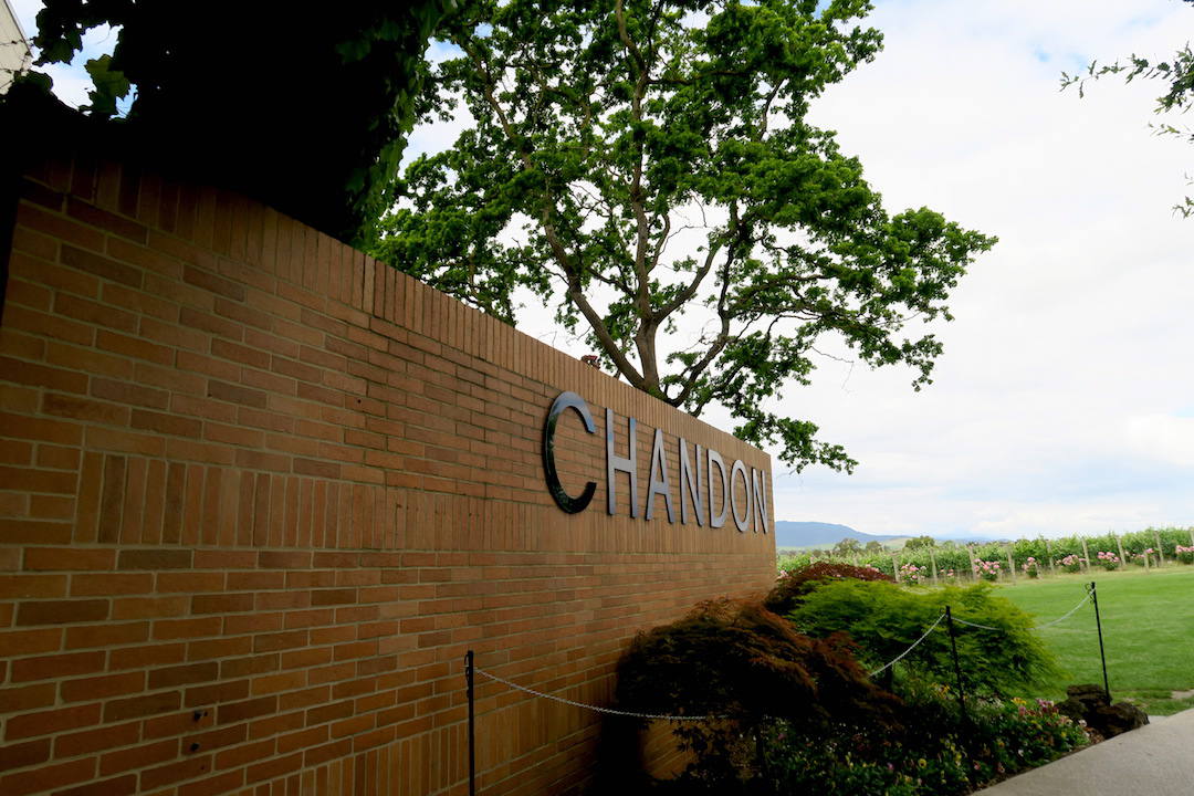 Chandon sign, Domaine Chandon, Yarra Valley