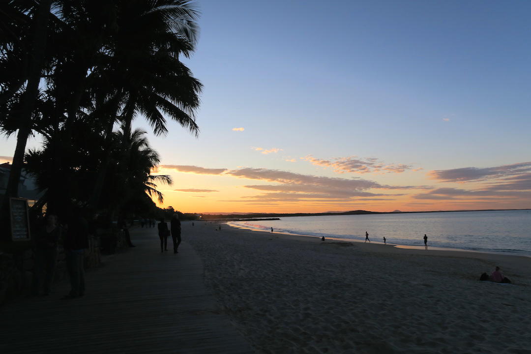 things to do in Noosa, Noosa Main Beach sunset, Queensland