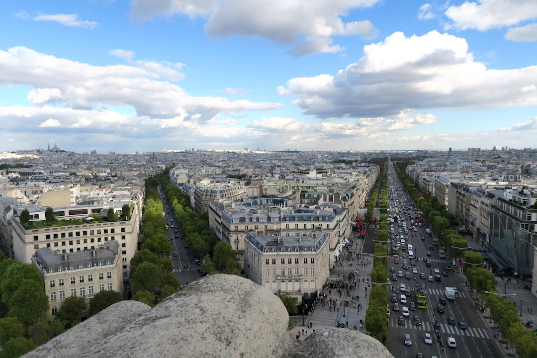 Paris itinerary 8 days, View from Arc de Triomphe, Paris, France
