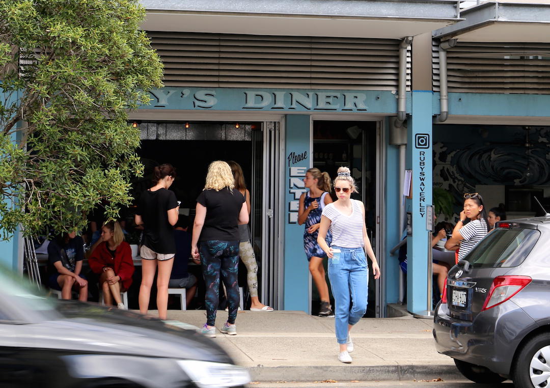 Kim Lamb, Sydney blogger, Ruby's Diner, Bronte Road, Waverley
