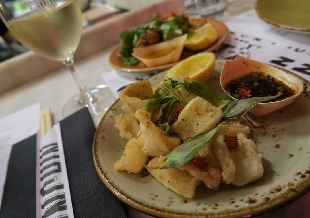 Salt and pepper squid, Chin Chin, Flinders Lane, Melbourne