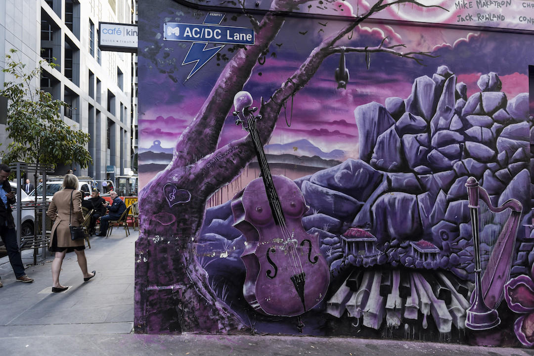 Street art, ACDC Lane, Melbourne