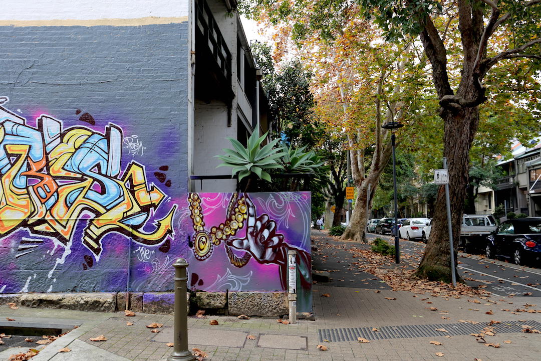 Street art, Bourke Street, Surry Hills, Sydney