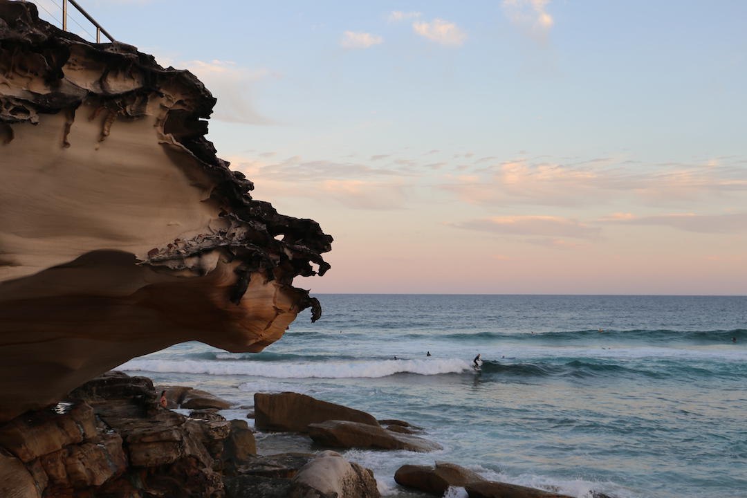 Surfing, Tamarama, Bondi to Coogee coastal walk, Sydney