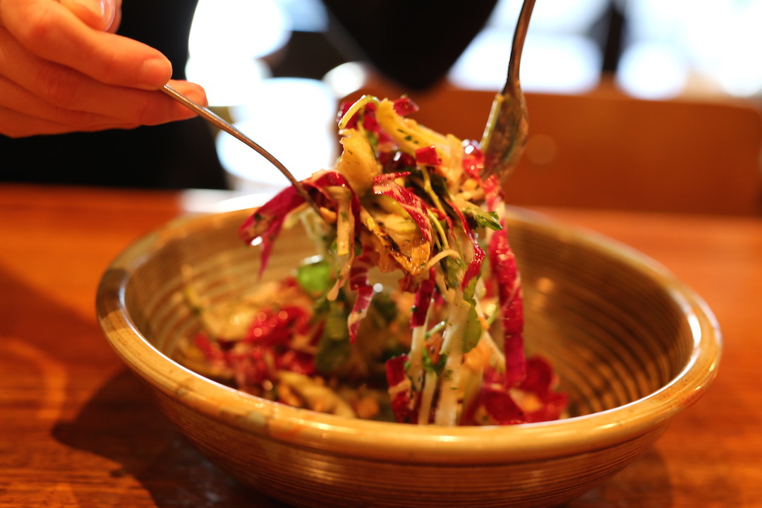 Witlof salad, Press Food and Wine, Waymouth Street, Adelaide