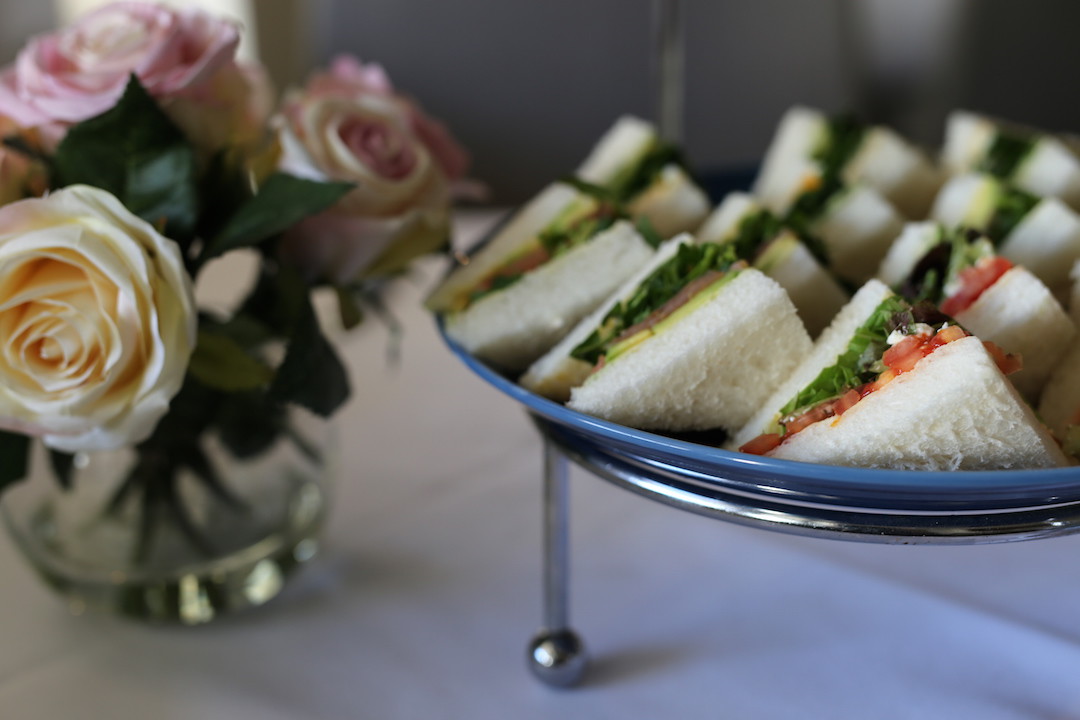 High tea sandwiches at Restaurant Eighty Eight, The Convent, Pokolbin, Hunter Valley