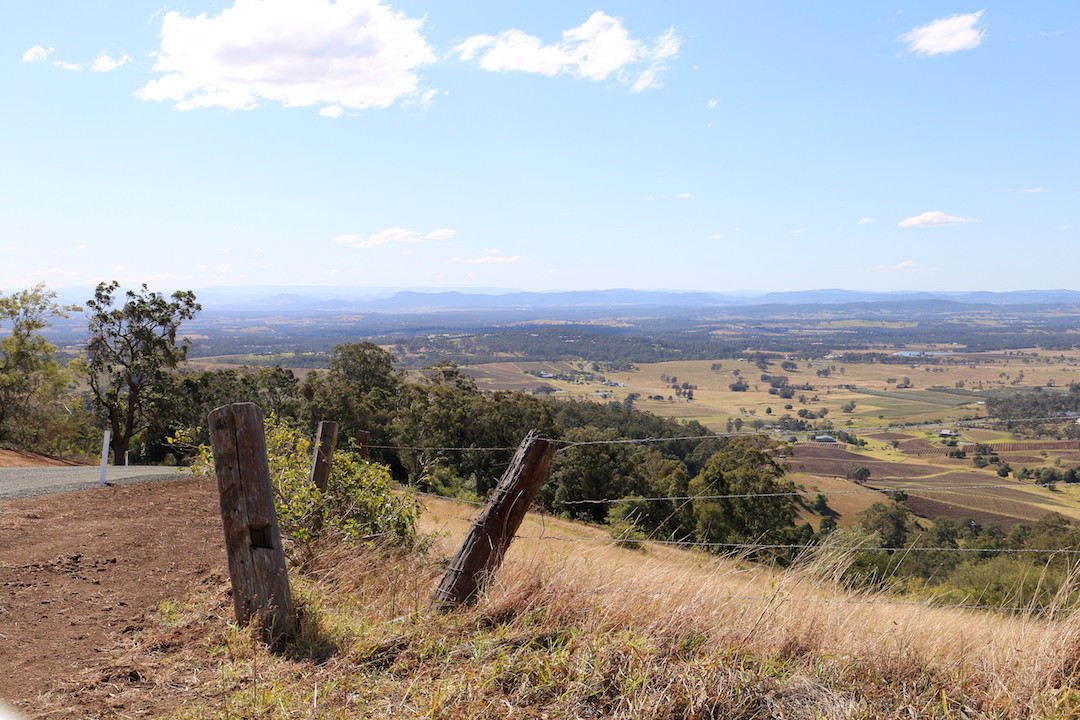 View over Hunter Valley, New South Wales