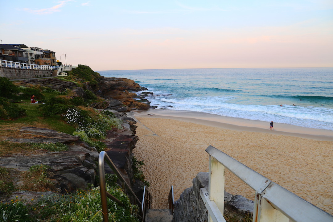 Northern end of Bronte Beach, Sydney, New South Wales