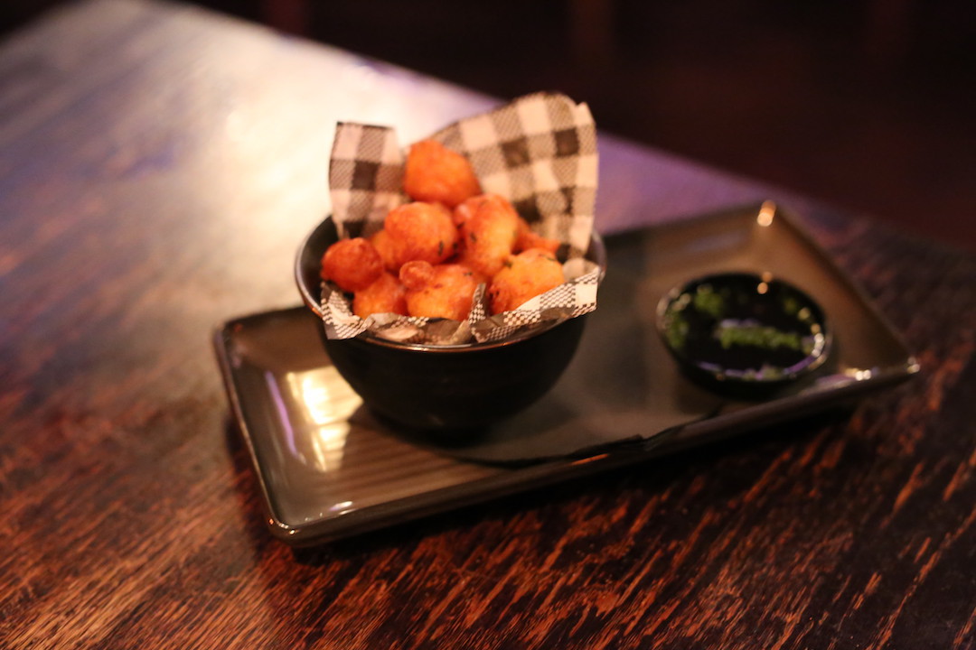 Prawn popcorn, The Smoking Panda, Park Street, Sydney