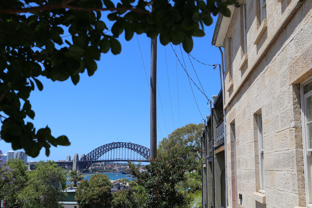 Sydney Harbour Bridge, Darling Street, Balmain, Sydney, Australia