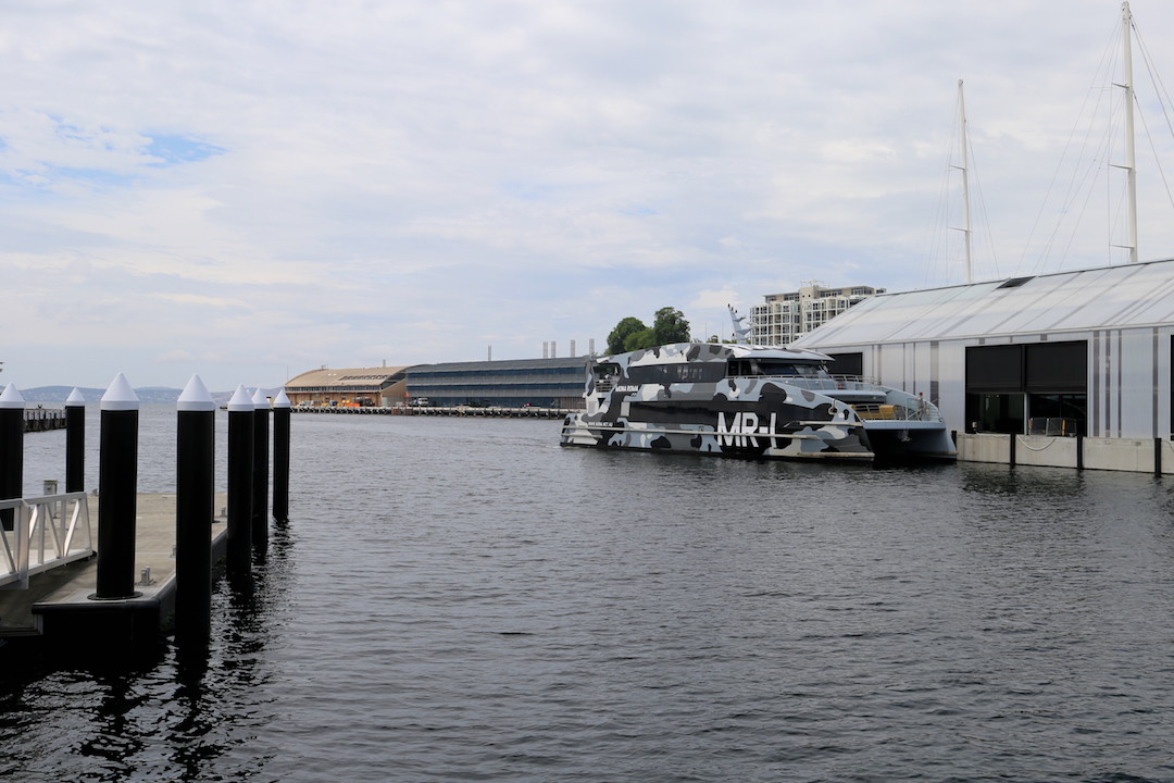 MONA ferry, Brooke Street Pier, Hobart