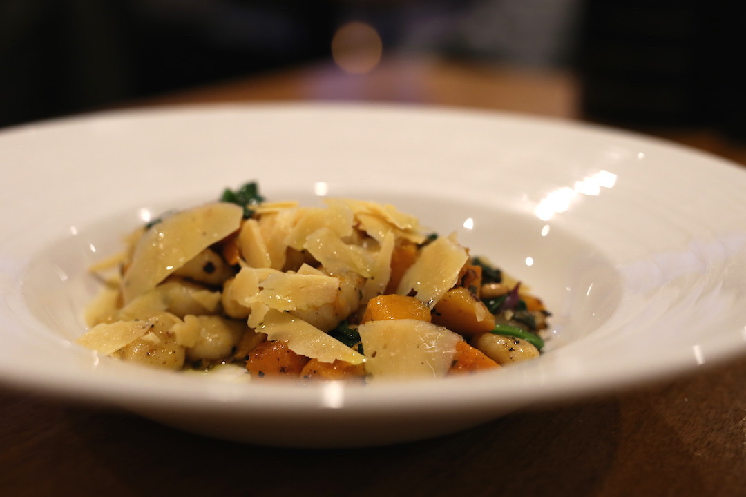 Roast pumpkin gnocchi, Mures Upper Deck, Hobart