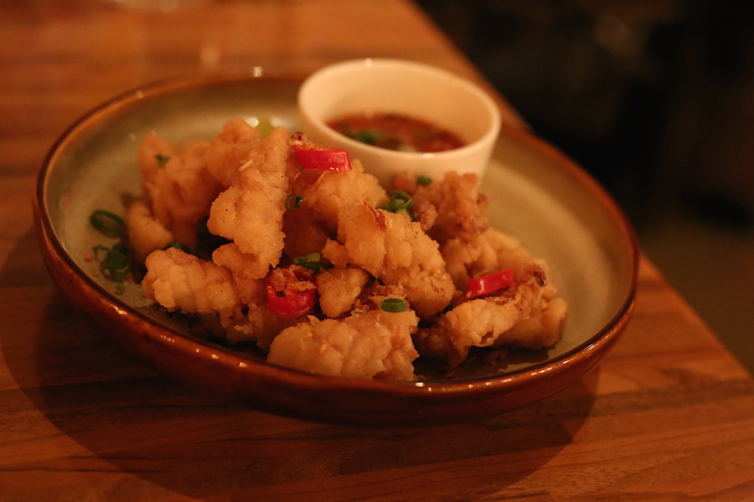 Salt and pepper calamari, Muum Maam, Surry Hills