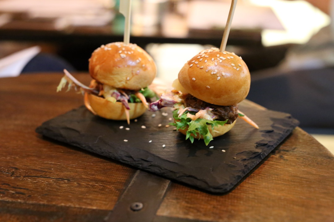 Pulled pork sliders, Calabur Cafe and Diner, Bondi Junction, Sydney