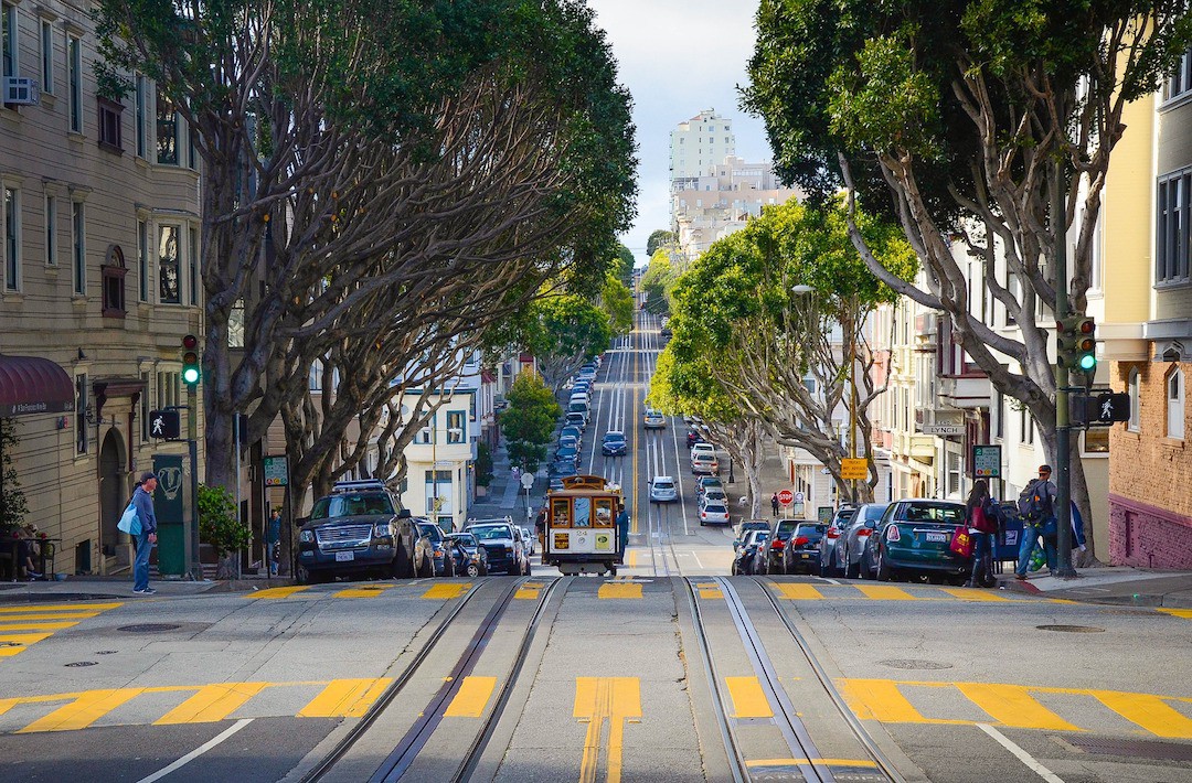 Cable car, San Francisco, USA
