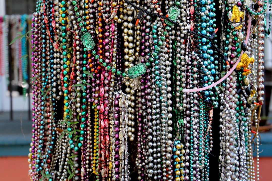 Mardi Gras beads, New Orleans