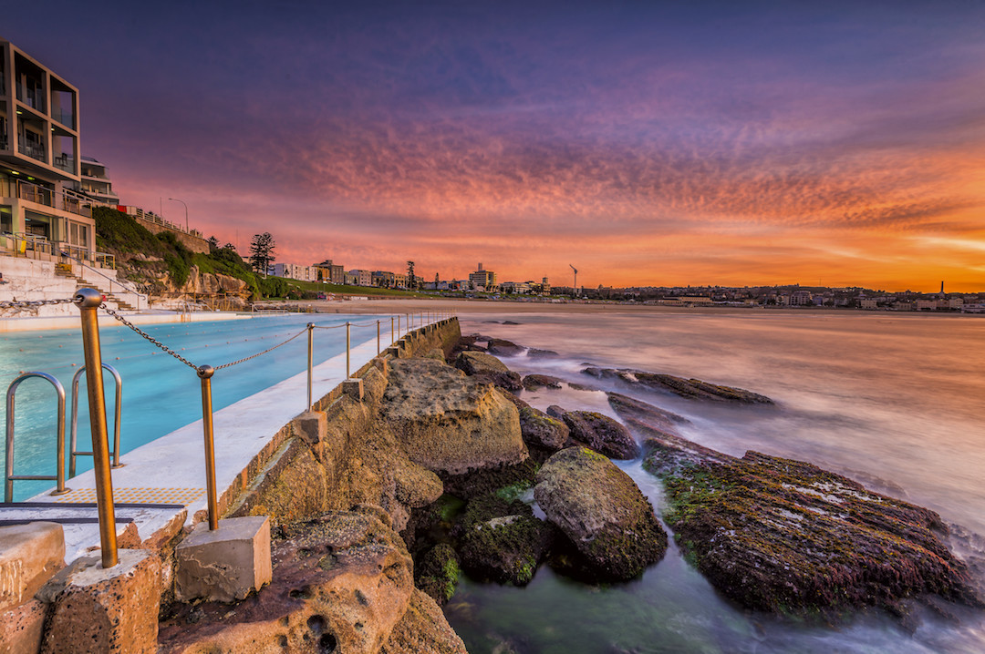 Sunrise, Bondi Icebergs, Bondi Beach