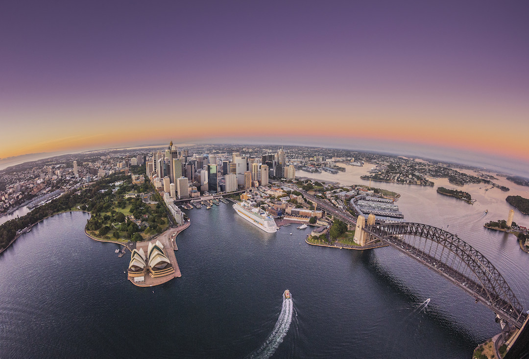Sydney city skyline, New South Wales, Australia