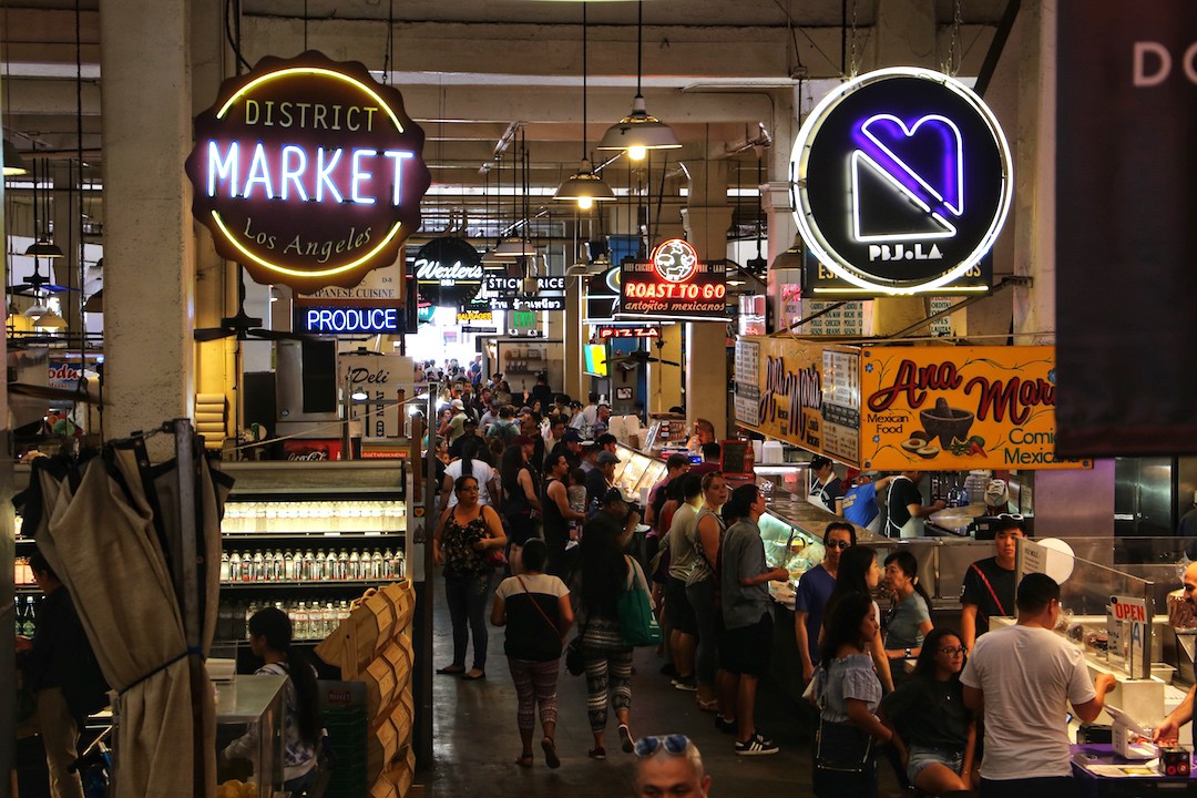 Grand Central Market, Downtown Los Angeles, California, USA