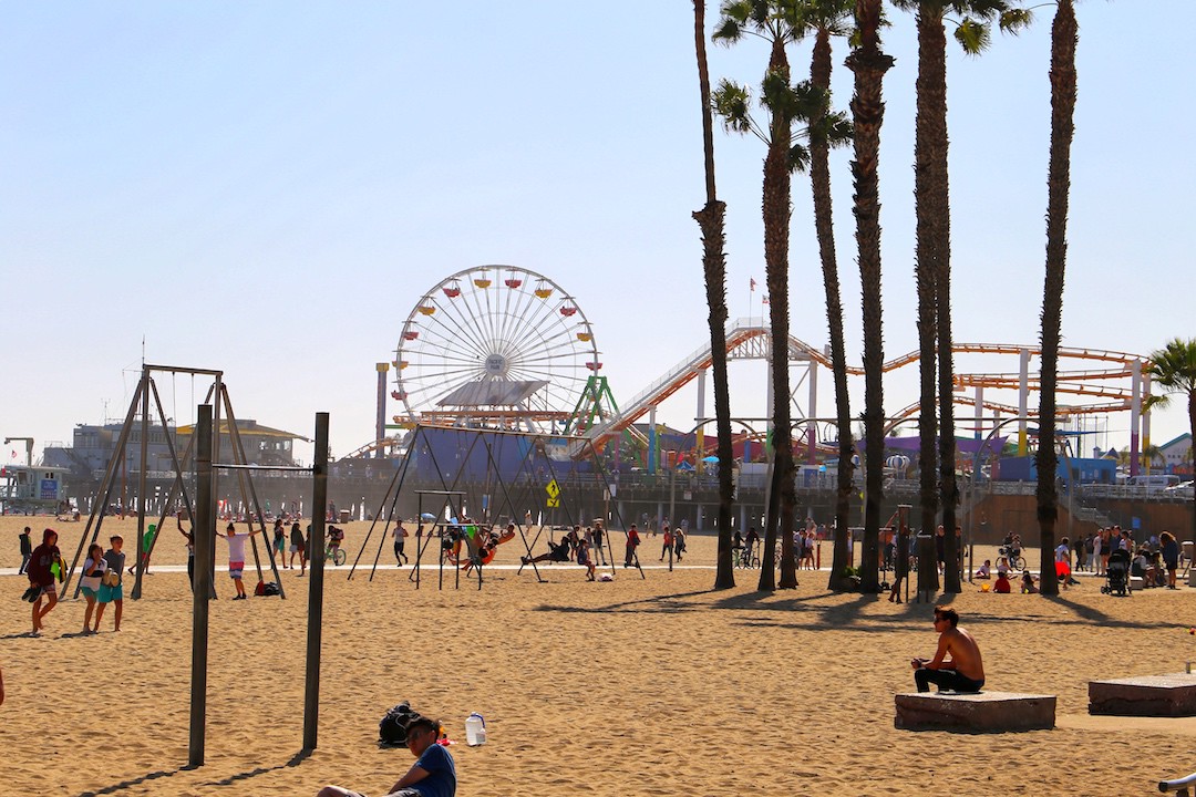 Santa Monica Beach, Los Angeles, California, USA