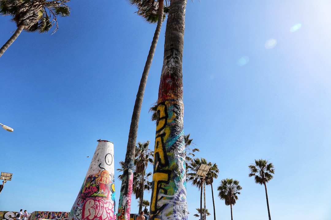 Venice Beach street art, Los Angeles, California, USA