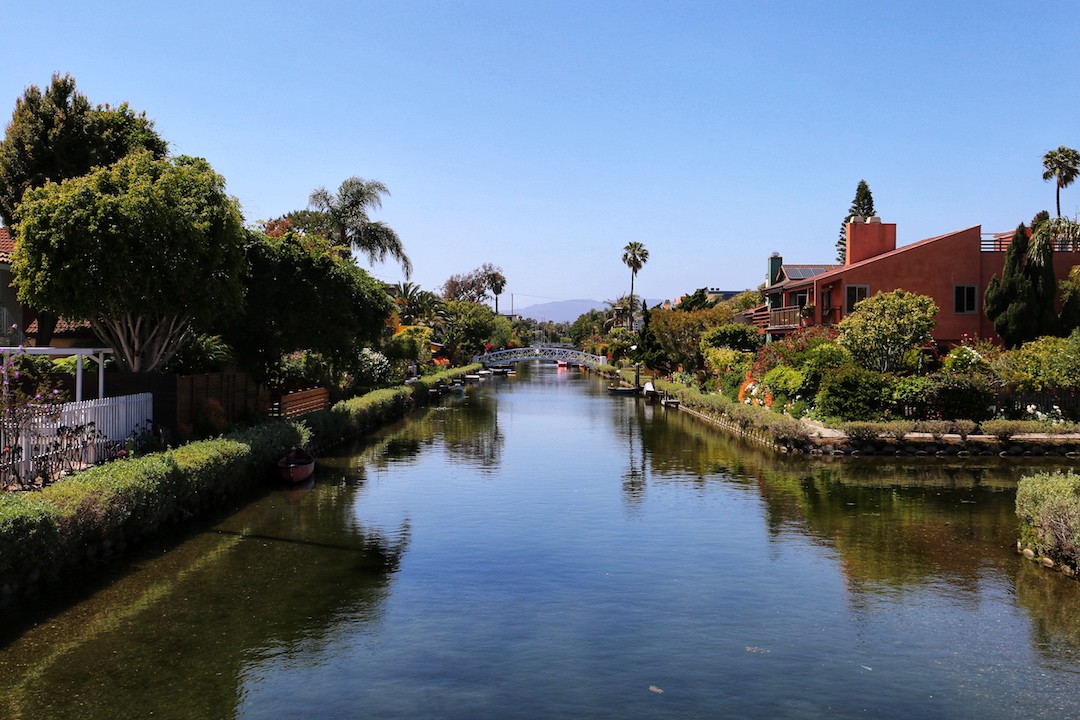 Venice Canals, Los Angeles, California, USA