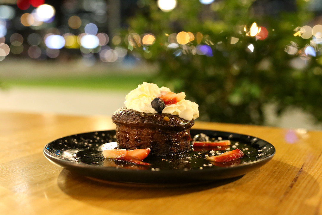 Sticky date pudding, Planar Restaurant and Bar, Darling Harbour, Sydney