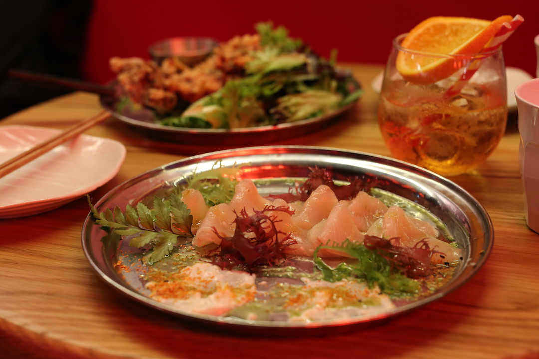 Kingfish and karaage, Bang Bang, Steam Mill Lane, Darling Square, Sydney