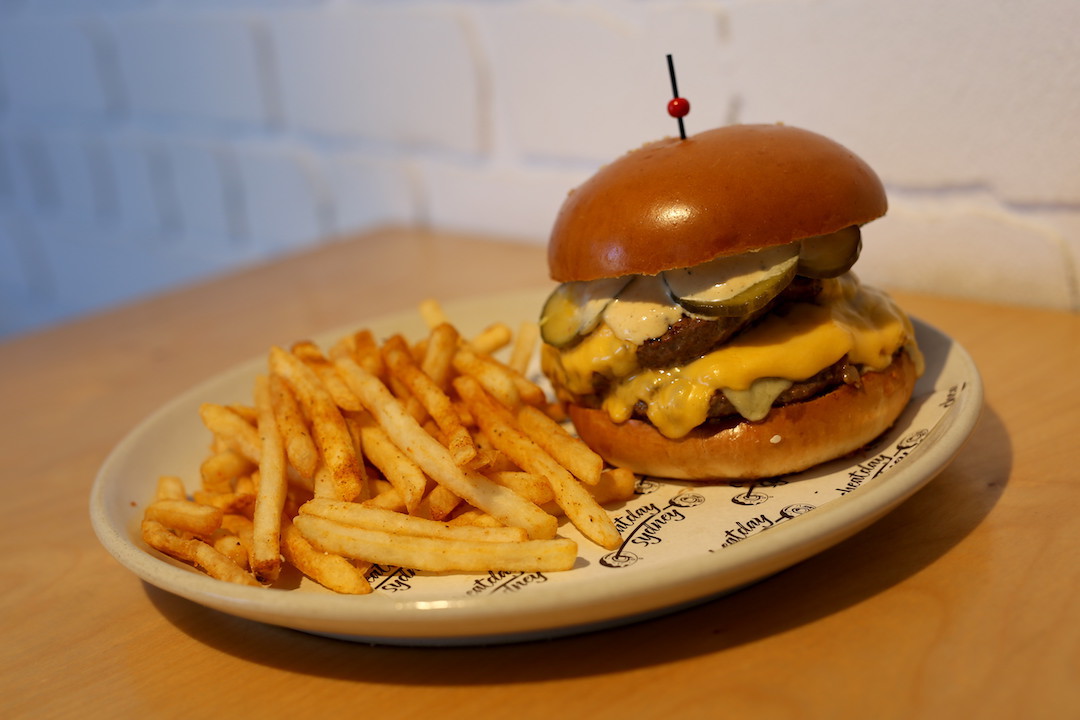 Double Cheeseburger, Cheatday Sydney, Peakhurst, Sydney