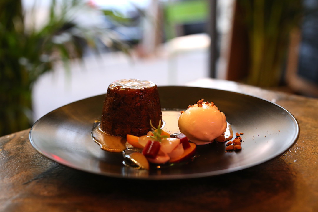 Durian and date pudding, Rumpus Room, Darlinghurst, Sydney