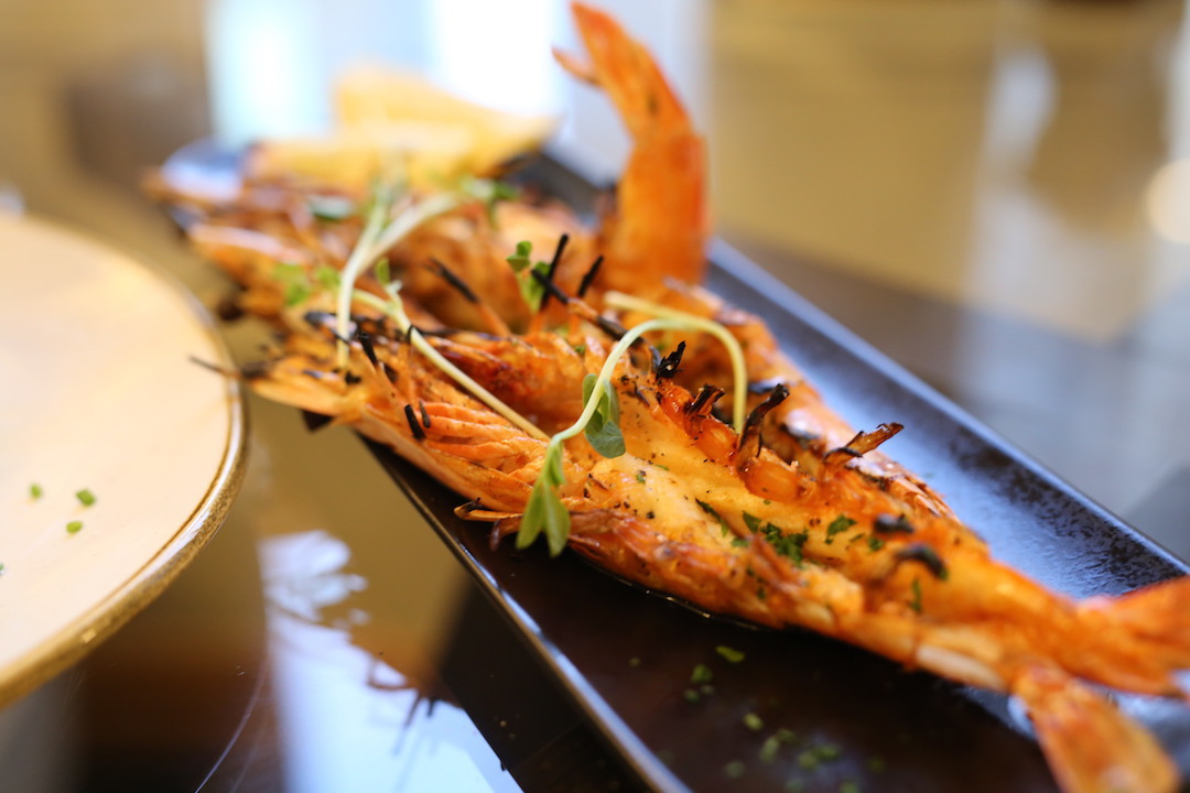 King prawns, The Quartier Bistro and Bar, The Rocks, Sydney