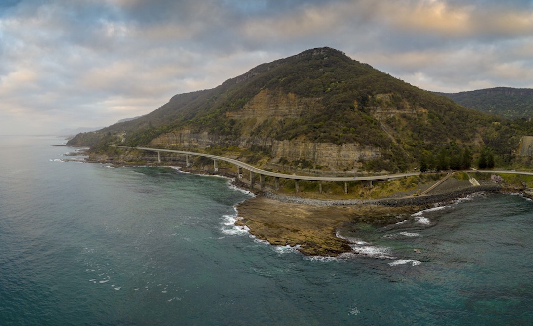 Easter road trips, Sea Cliff Bridge, Clifton, New South Wales