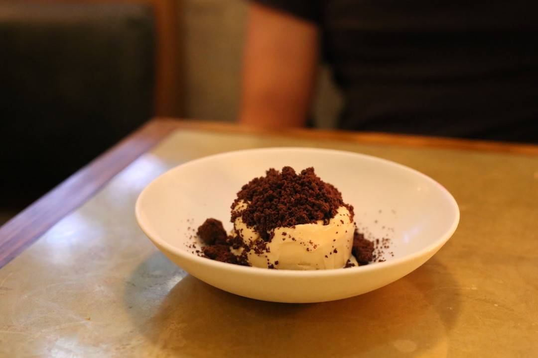 Rye ice cream, Arthur restaurant, Surry Hills, Sydney