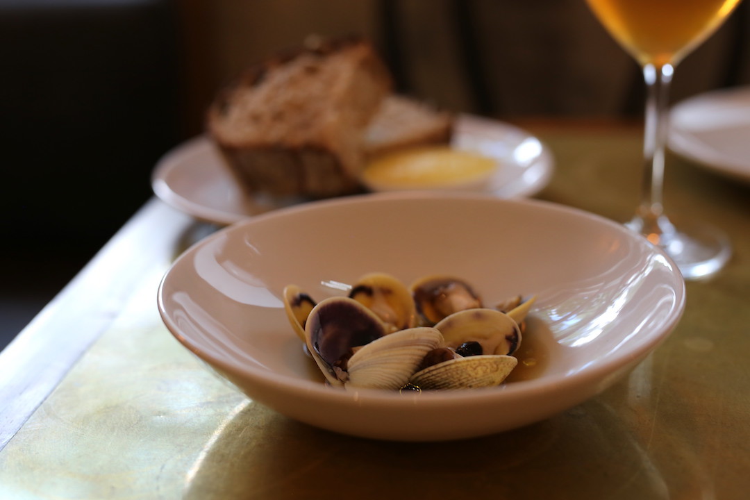 Vongole and sourdough, Arthur restaurant, Surry Hills, Sydney