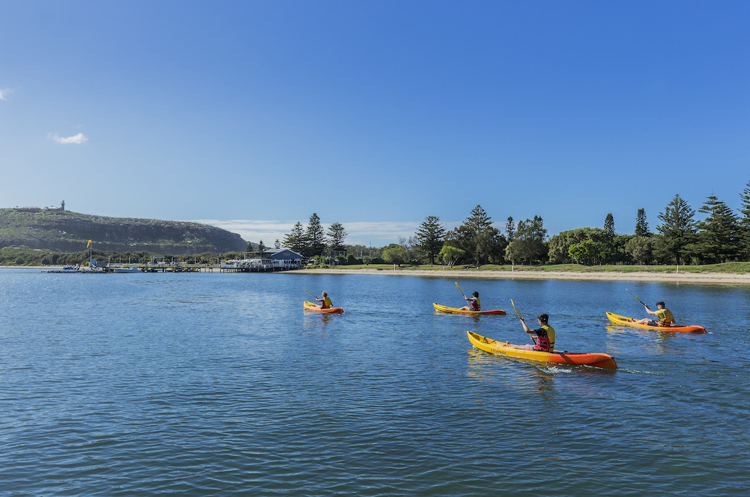 Kayaking, Pittwater, Palm Beach