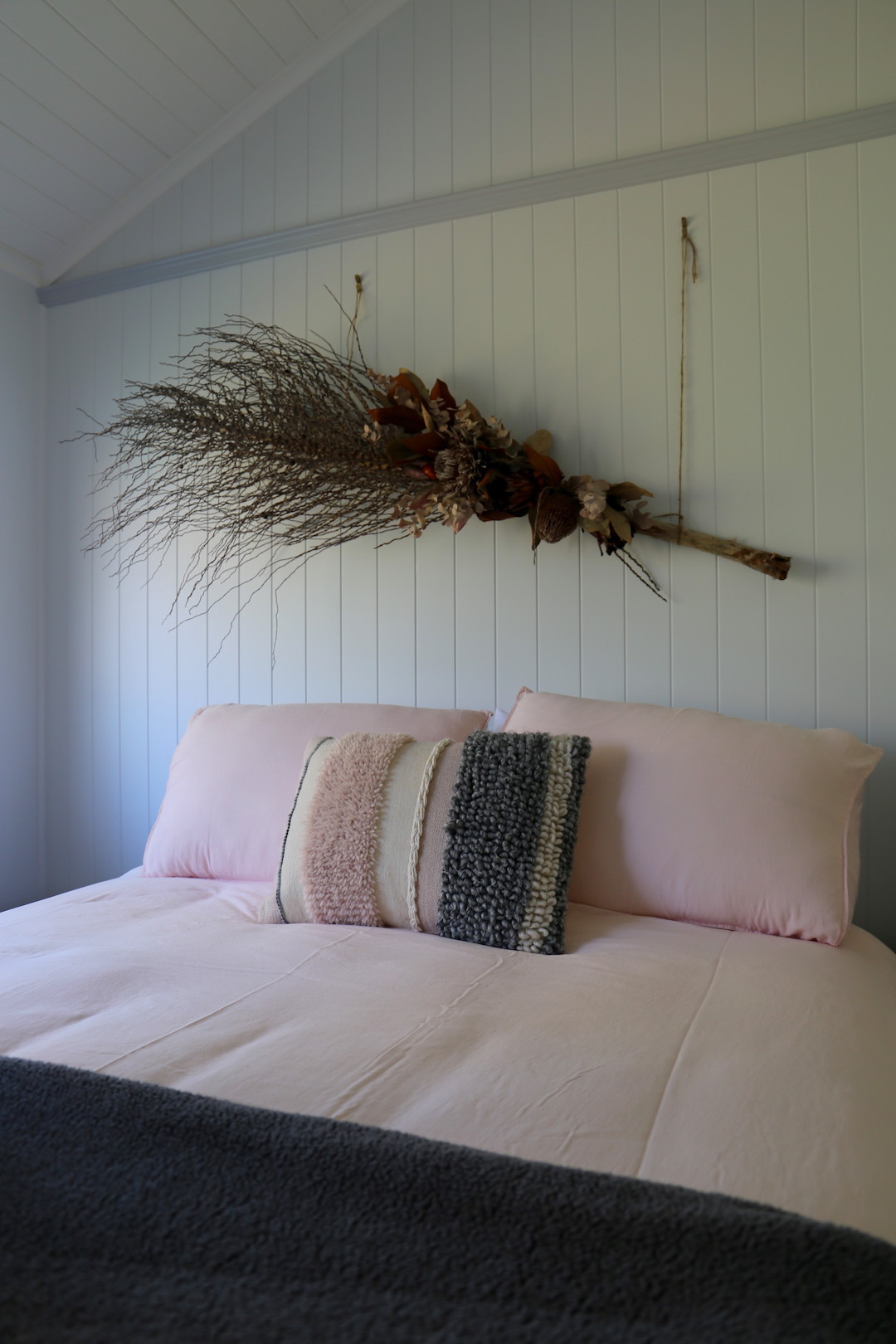 Bedroom, Wynola, Boomerang Beach holiday house accommodation, Pacific Palms, Mid North Coast NSW