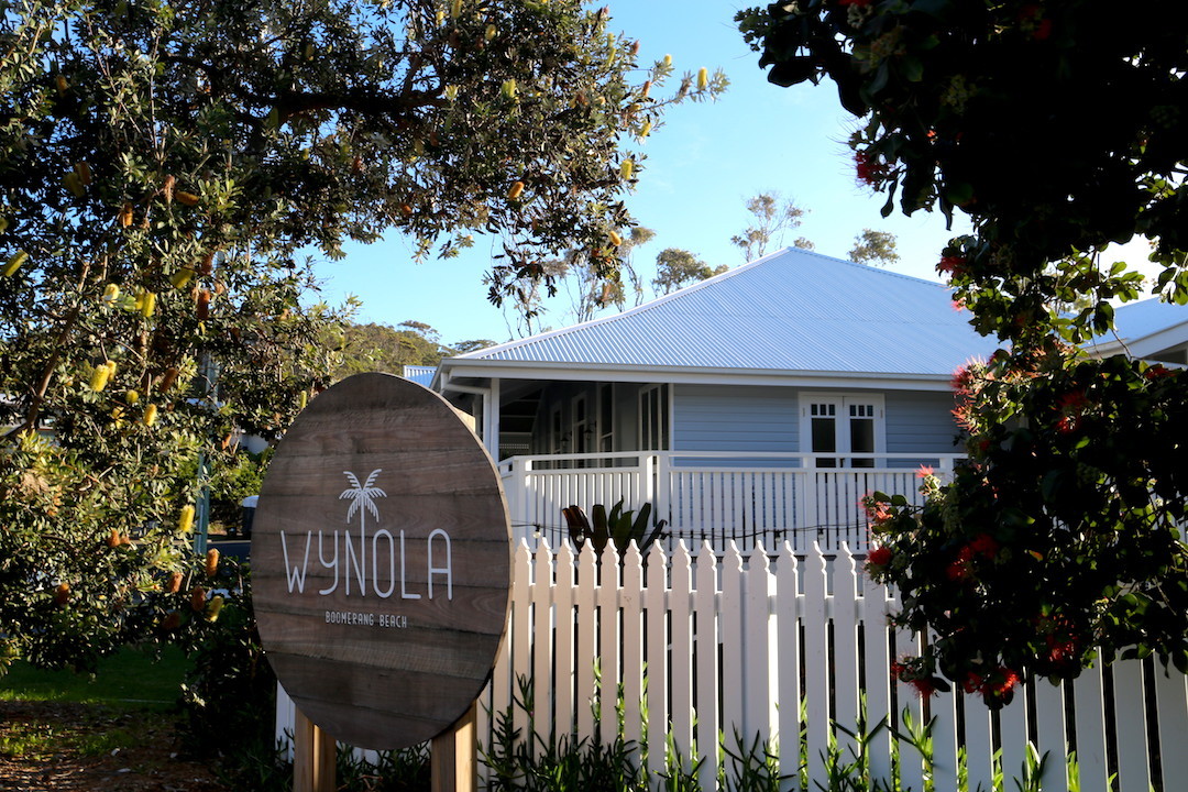 Wynola, Boomerang Beach holiday house accommodation, Pacific Palms, Mid North Coast NSW