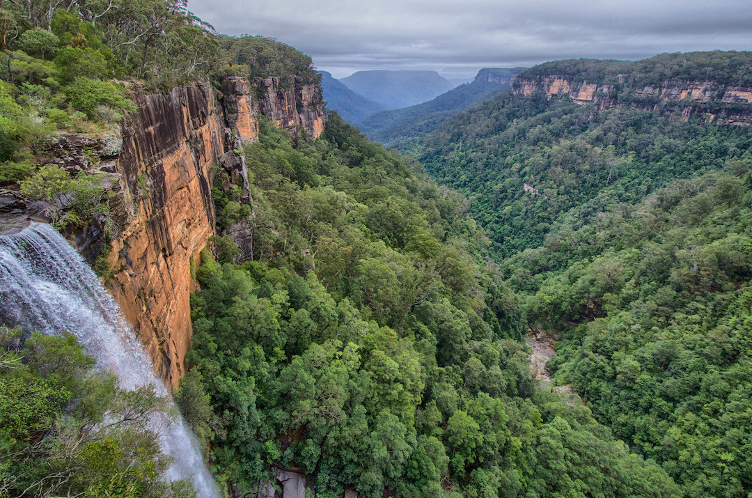 View from Fitzroy Falls, Southern Highlands, NSW