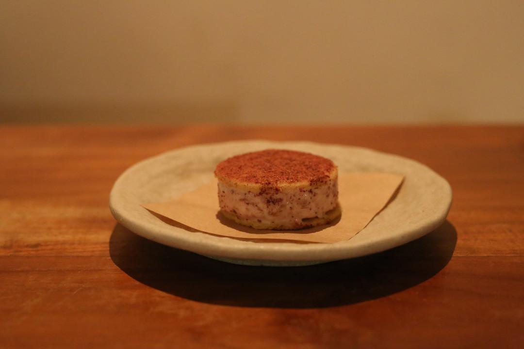 Frozen rhubarb sanga, Biota, Bowral, Southern Highlands, NSW