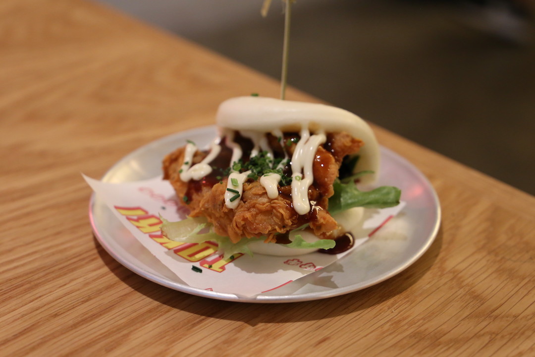 Chicken bao, Tokki, Japanese Korean restaurant, Surry Hills, Sydney