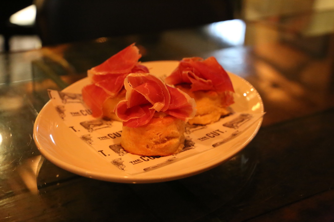 Jamon scone, The Cut Happy Hour, The Rocks, Sydney.